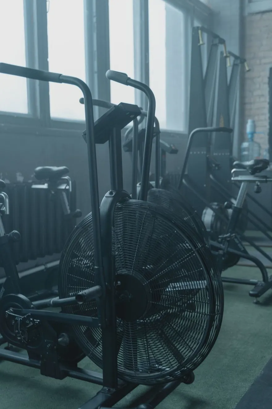 Bike indoor na academia